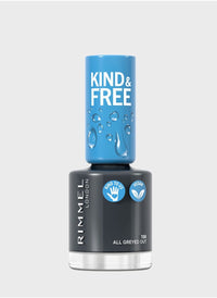 Rimmel Kind & Free 158 All Greyed Out Clean Polish, 8ml