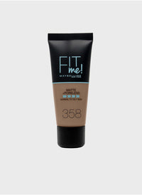 Fit Me Matte & Poreless Foundation - 358 Latte: Flawless Finish