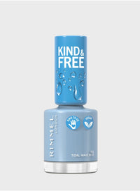 Rimmel Kind & Free Tidal Wave Blue Nail Polish, 8ml