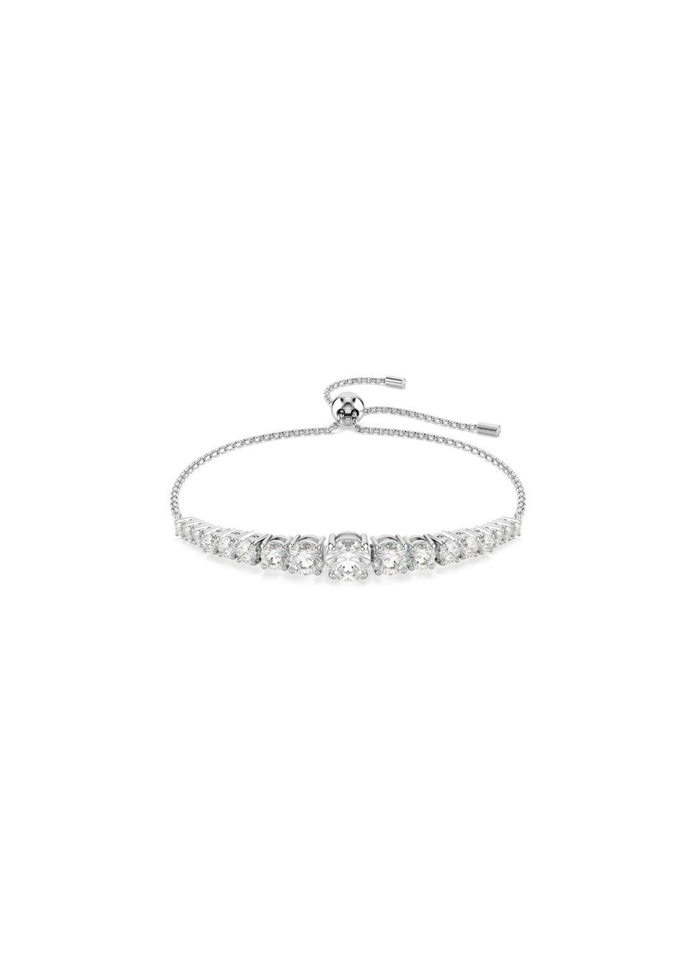 SWAROVSKI Matrix Elegance: Rhodium-Plated Women's Bracelet