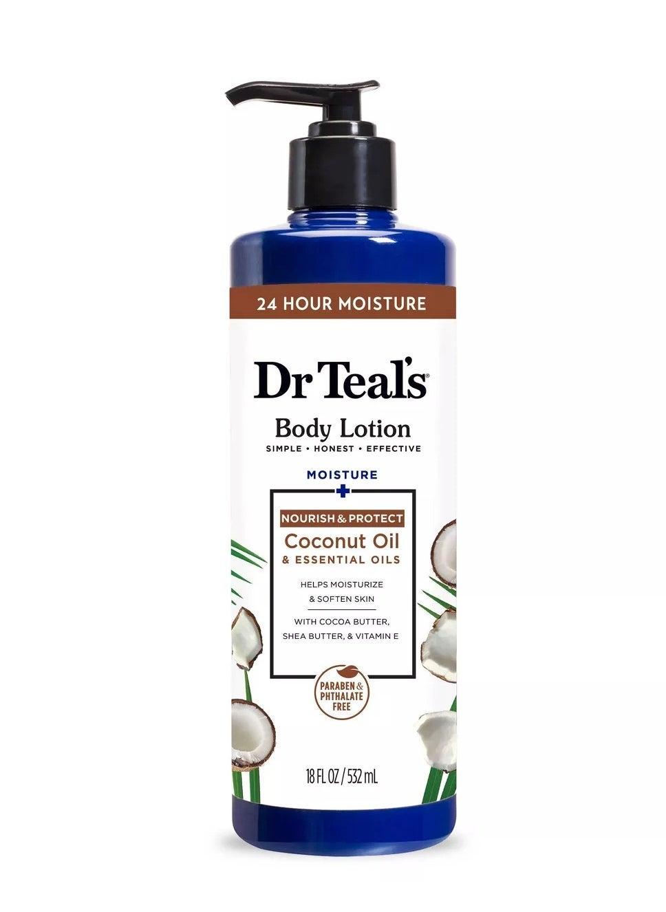 Dr Teal's Coconut Oil Infused Hydration Lotion 532ml - Image 1