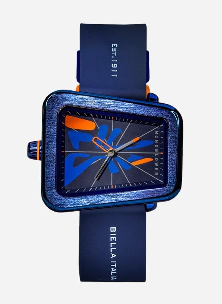 FILA Unisex Blue Silicone Strap Watch 38-343-003