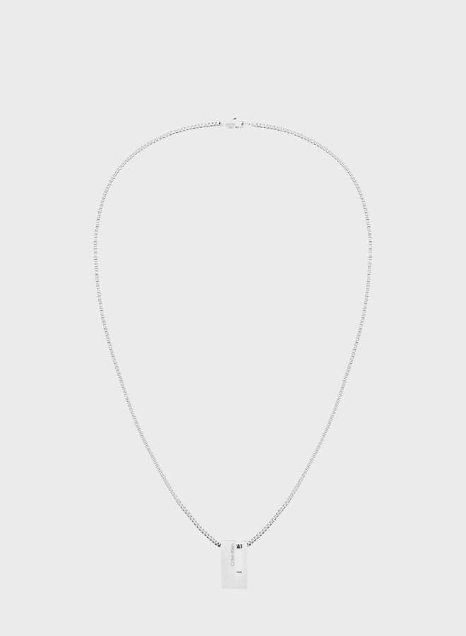 CALVIN KLEIN Exposed Men's Elegant Stainless Steel Necklace