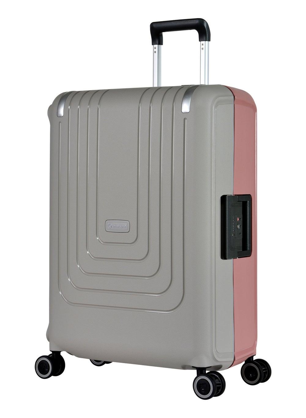 Eminent B0006M Grey Pink Vertica Deluxe Lightweight Luggage