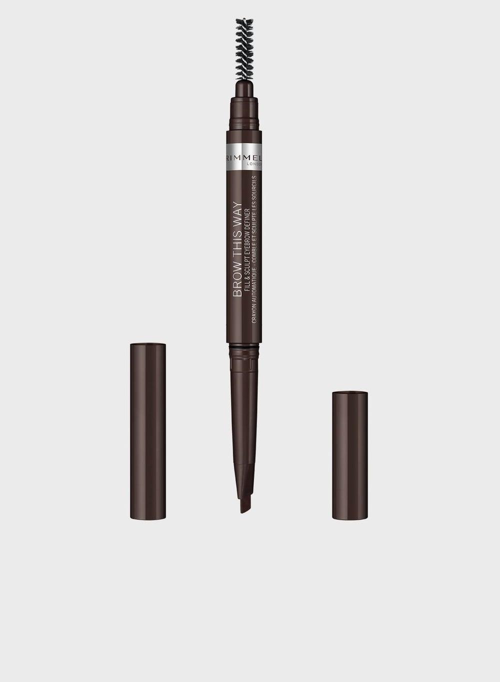 Rimmel BrowThis Way Sculpt Eyebrow Definer 003 Dark Brown