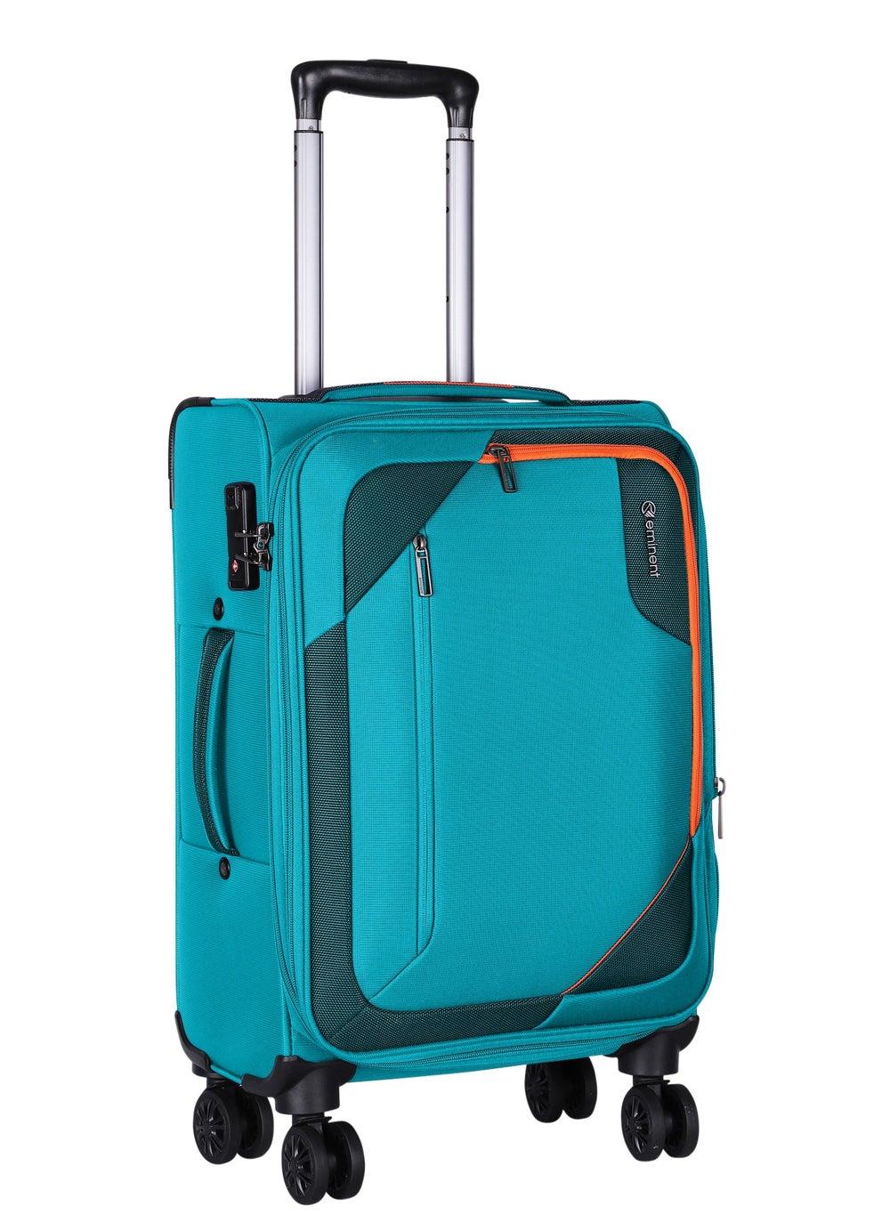 Eminent E765SZ 20-Inch Green Expandable Soft Suitcase