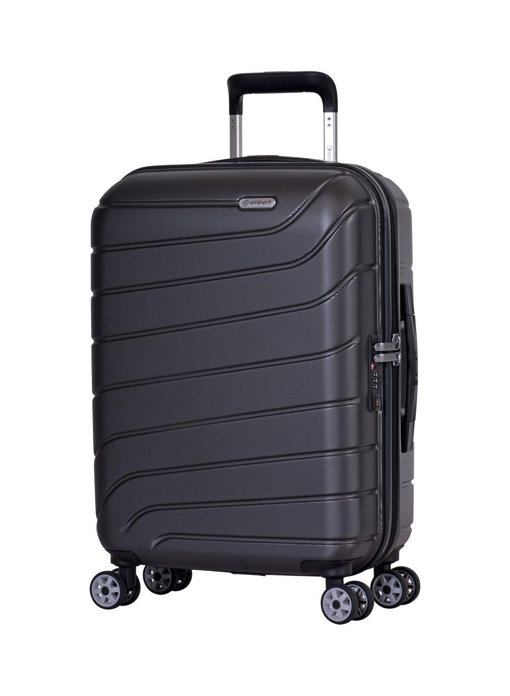 Eminent Voyager Dark Grey Hardside Suitcase KH91 with TSA Lock