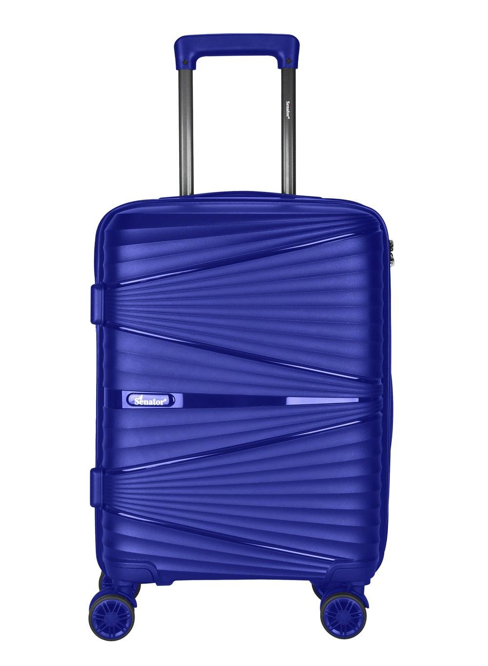 SENATOR KH1005 Lightweight Luxury Carry-On Trolley in Blue