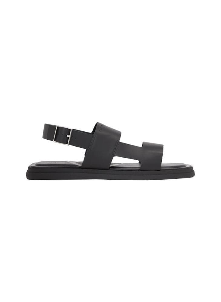 Calvin Klein Arabian Leather Sandals HM0HM01736 - Elegant Black
