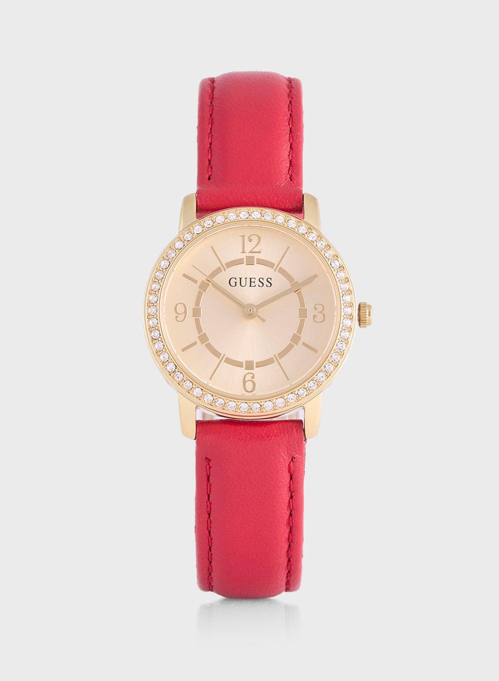 GUESS Melody Pu Analog Watch - Elegance in Every Tick