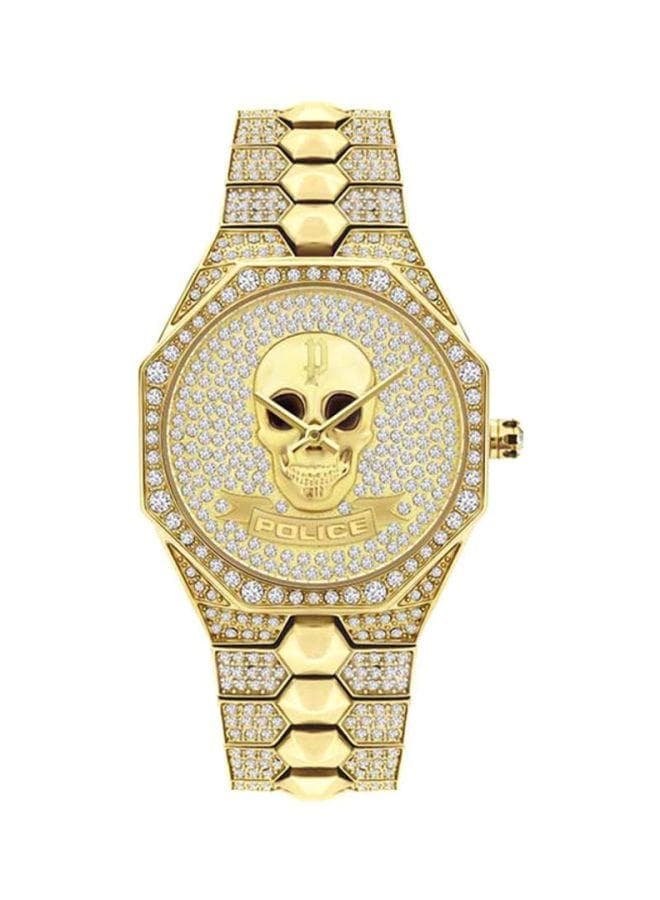 POLICE 35 mm Gold Octagon Women's Watch – Timeless Elegance