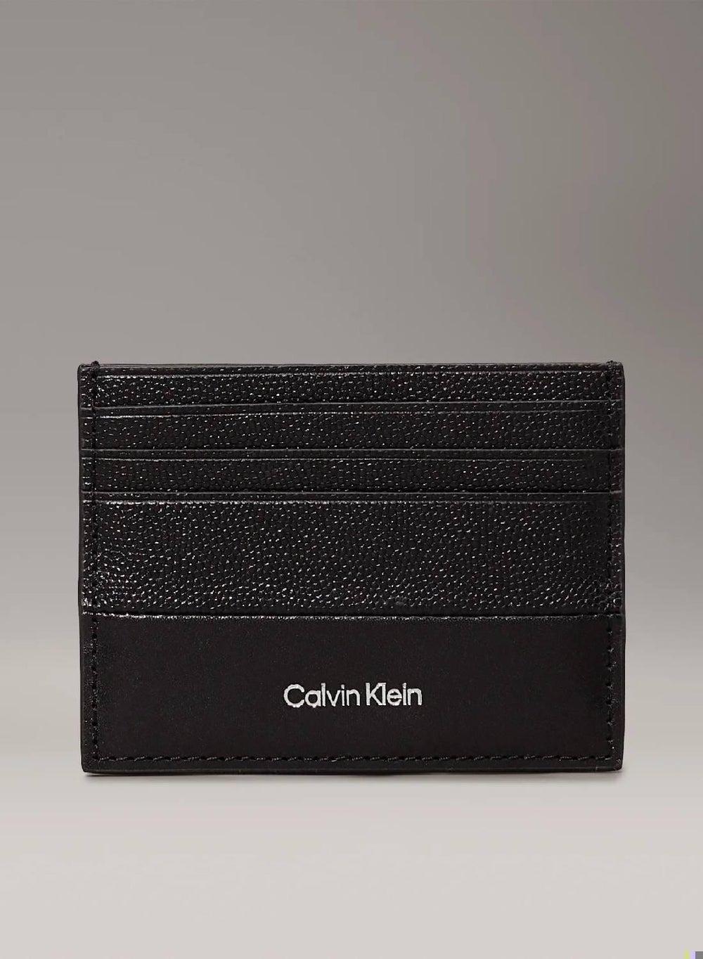 CALVIN KLEIN Leather Cardholder – Sleek Elegance for Men