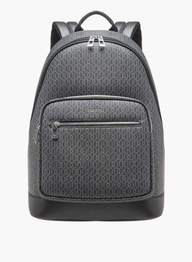 حقيبة ظهر Monogram بطابع أيقوني لحمل اللابتوب - 31x43x17 سم