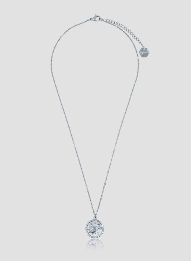 Lady Mauve SILVER HARMONY Necklace – Elegant Hypoallergenic Accessory