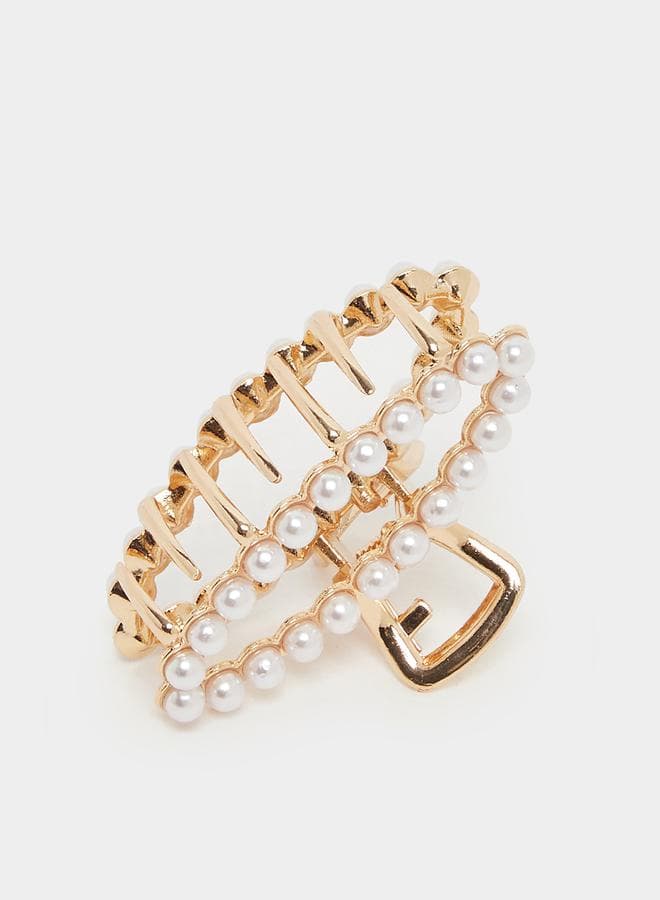 Elegant Embellished Hair Claw for Trendy Styles - Image 1