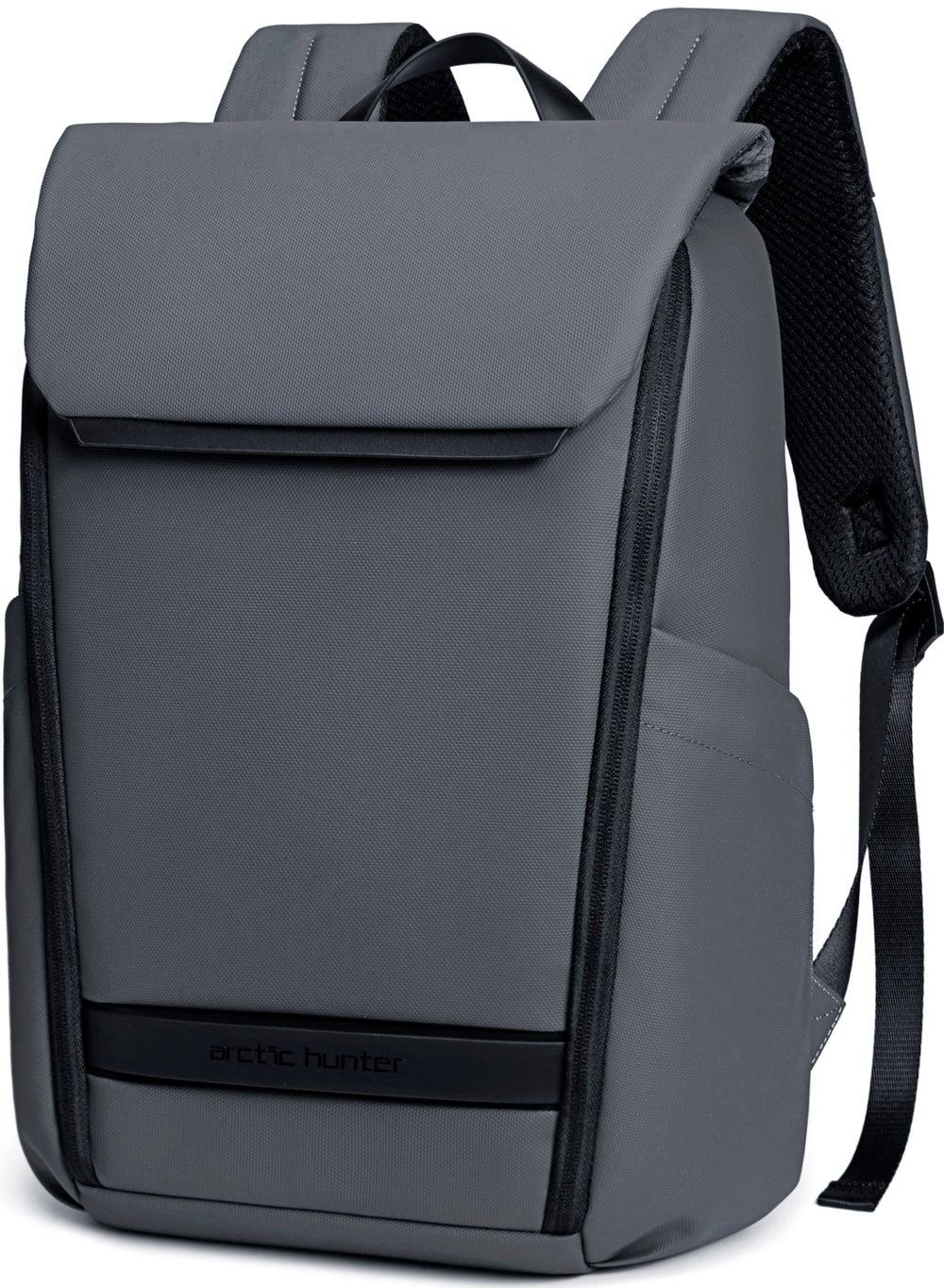 ARCTIC HUNTER B00559 Grey: Sleek, Spacious Laptop Backpack - Image 1