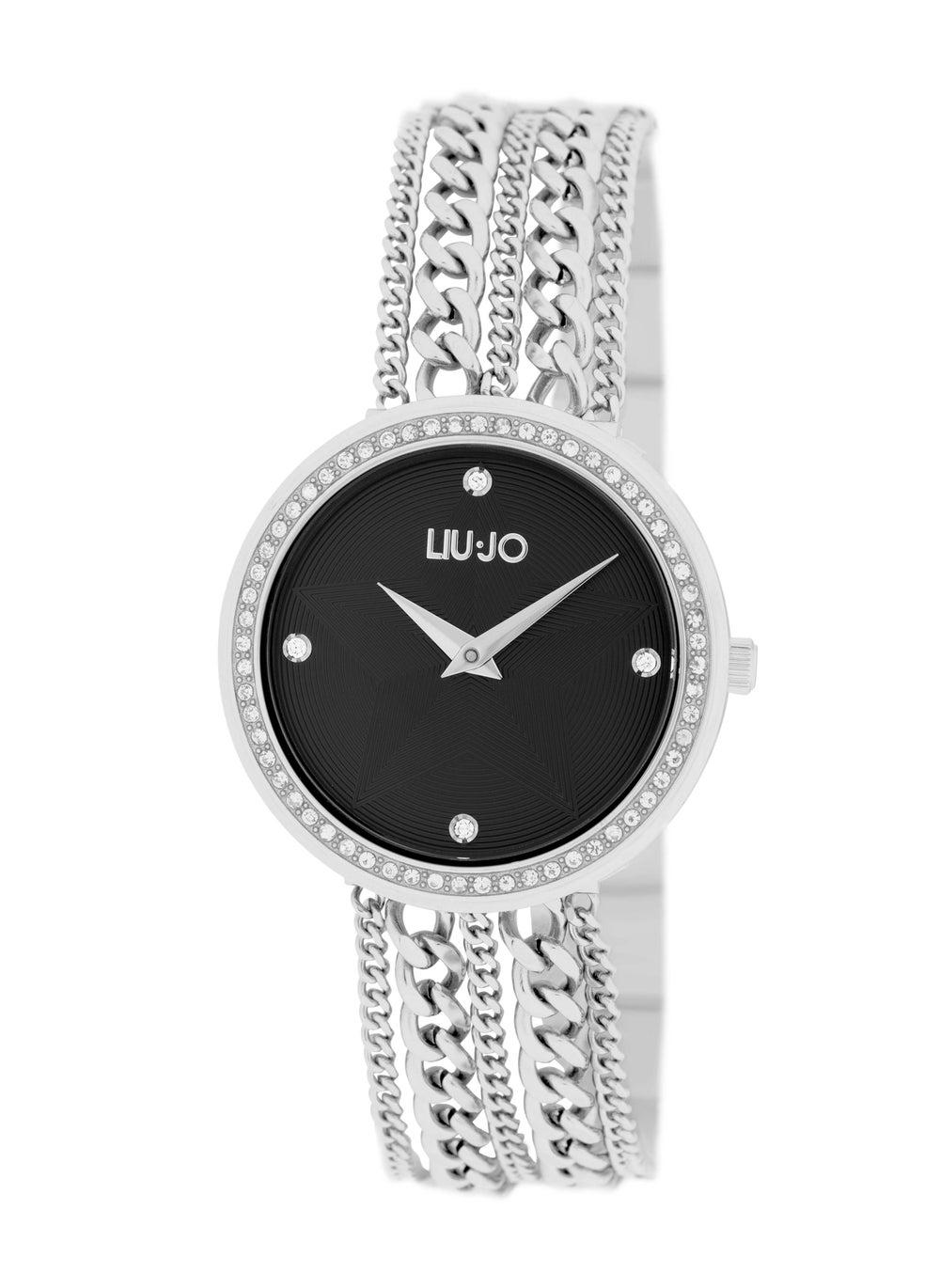 Liu Jo TLJ1831 Elegant Black Chain Watch for Women