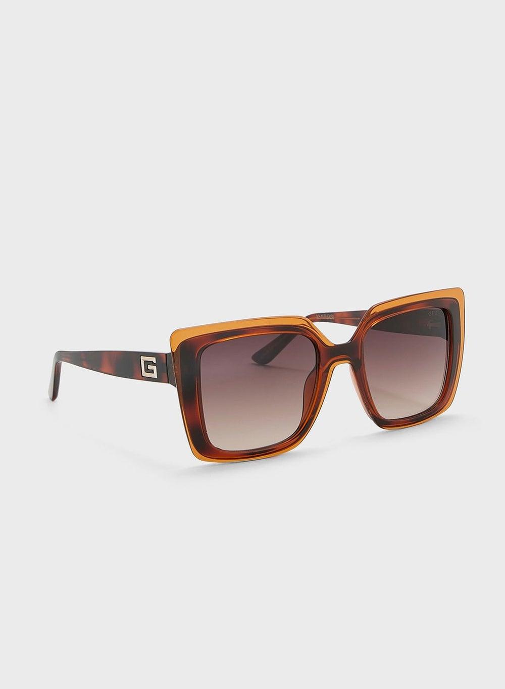 GUESS Oversized Gradient Rectangle Sunglasses for Women
