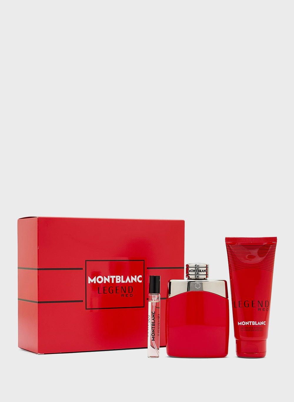 مجموعة مونت بلانك ليجند ريد أو دو بارفان الثلاثية للرجال - توفير 31% - Image 1