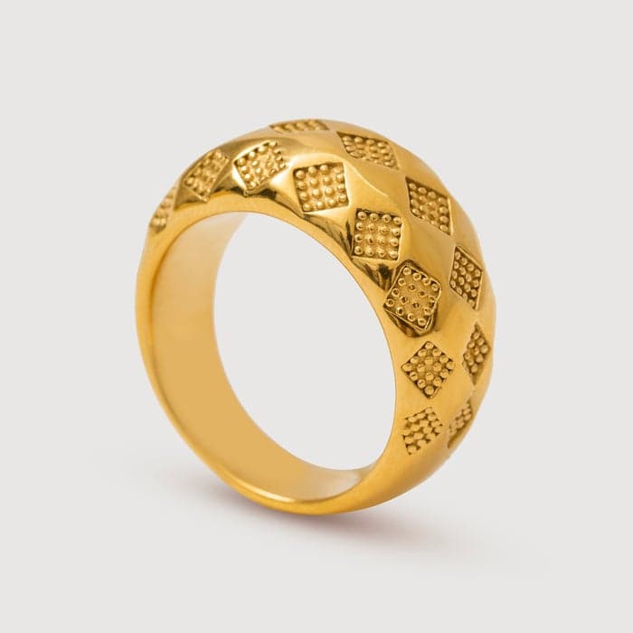 Noya 18K Gold Plated Athena Signet Ring - Image 1