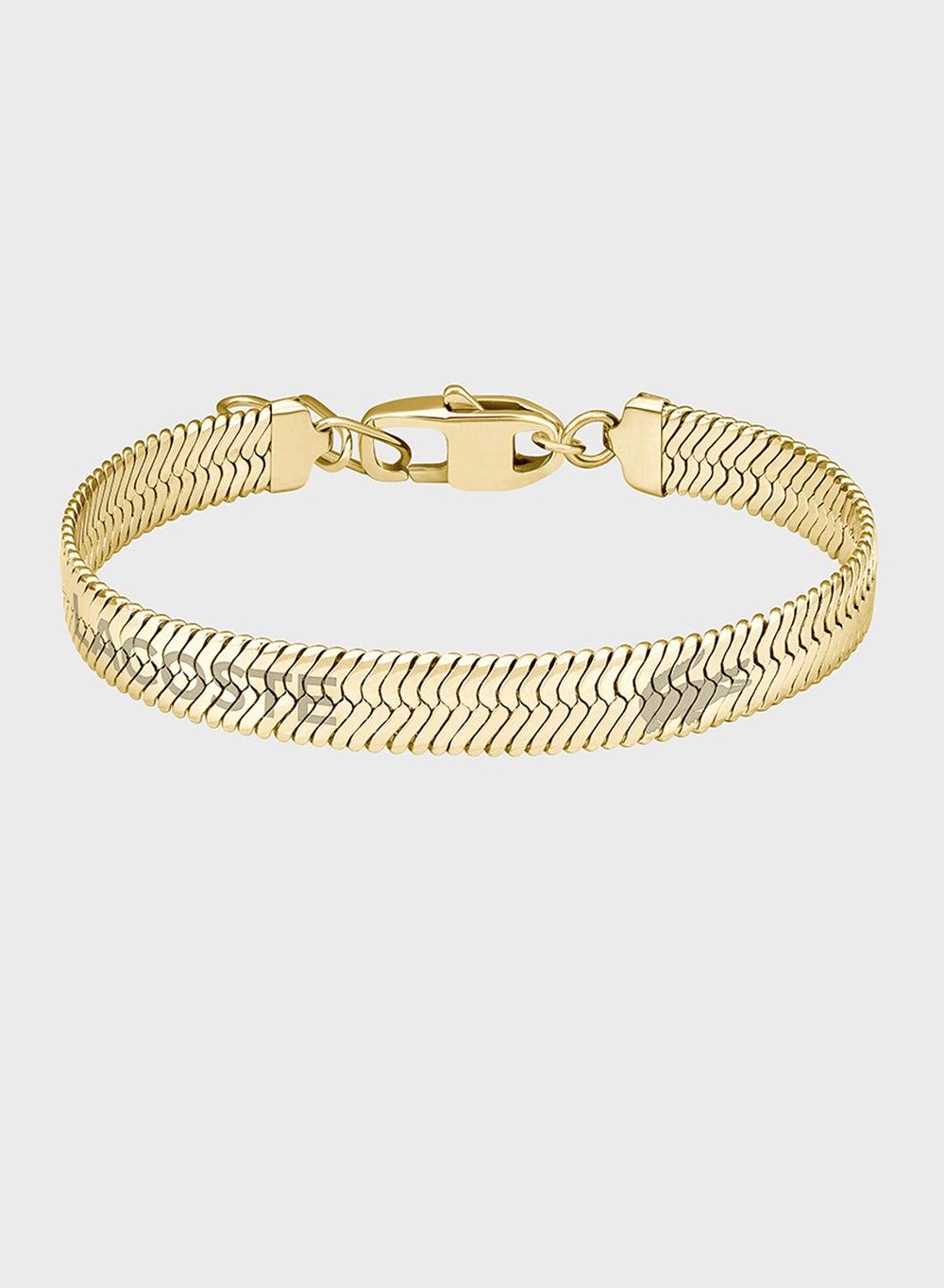 LACOSTE Grit - Men’s Textured Bracelet with Classic Charm - Image 1
