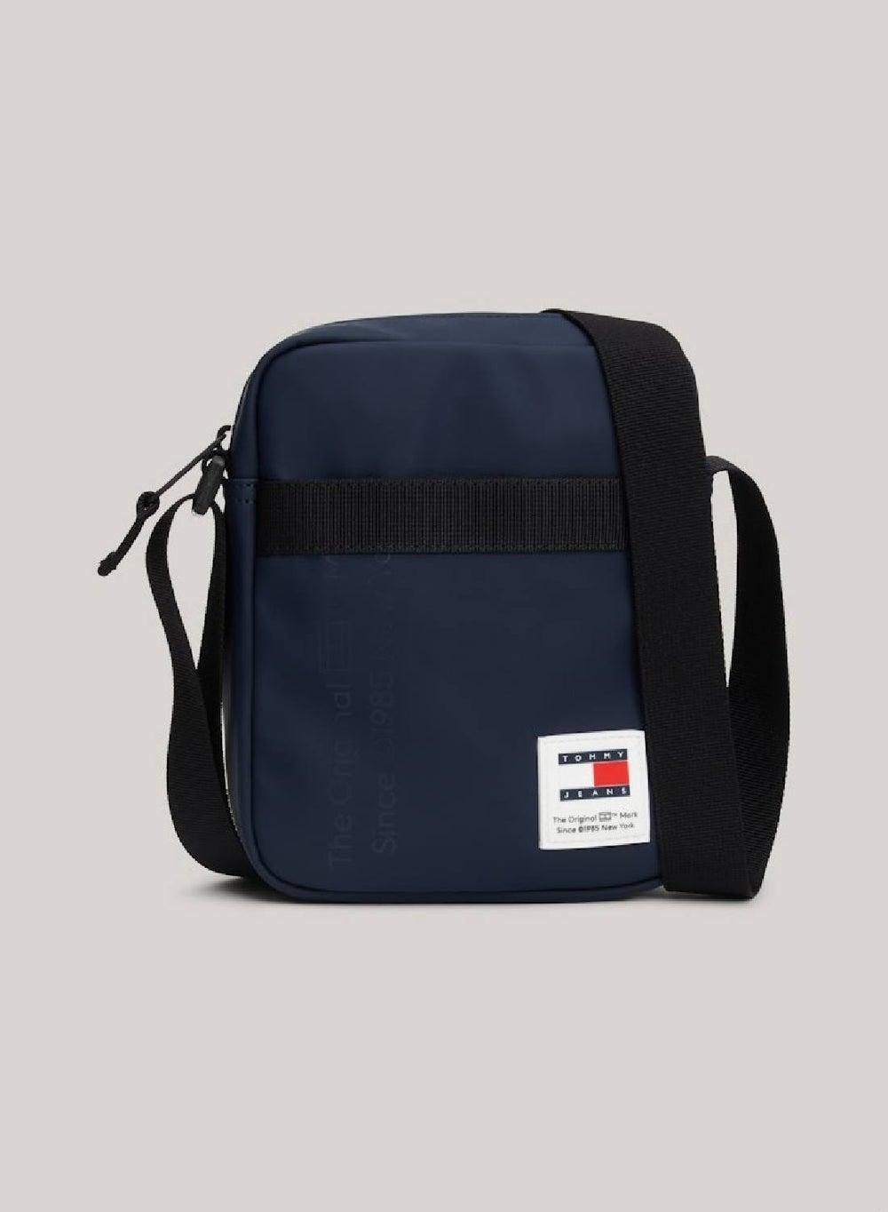 TOMMY JEANS Essential Navy Reporter Bag with Tonal Logo