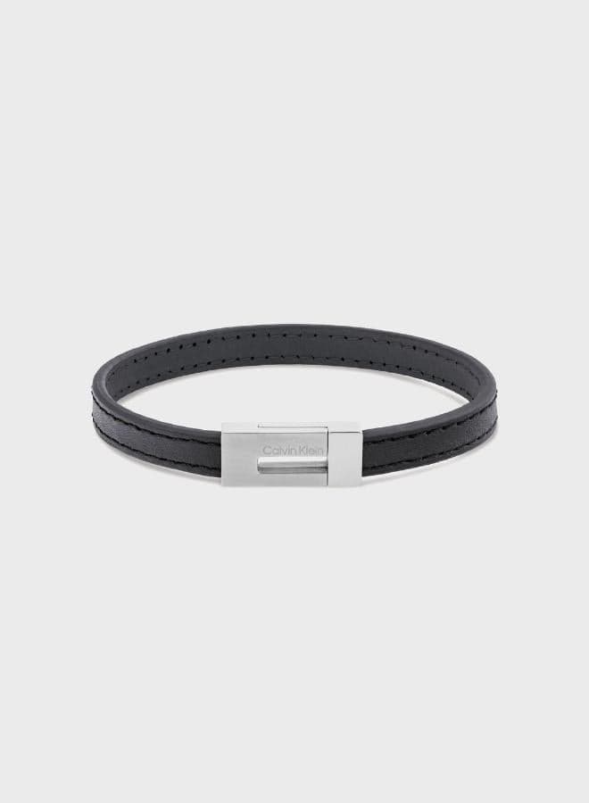 CALVIN KLEIN Exposed: Sleek Men's Leather Bracelet