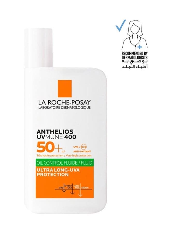 Anthelios UVMune 400 Invisible SPF 50+ Fluid for Oily Skin 50ml