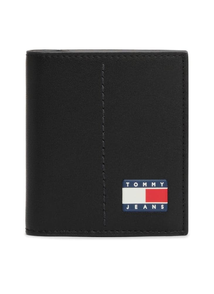 TOMMY JEANS Elegant Men's Logo-Emblazoned Wallet