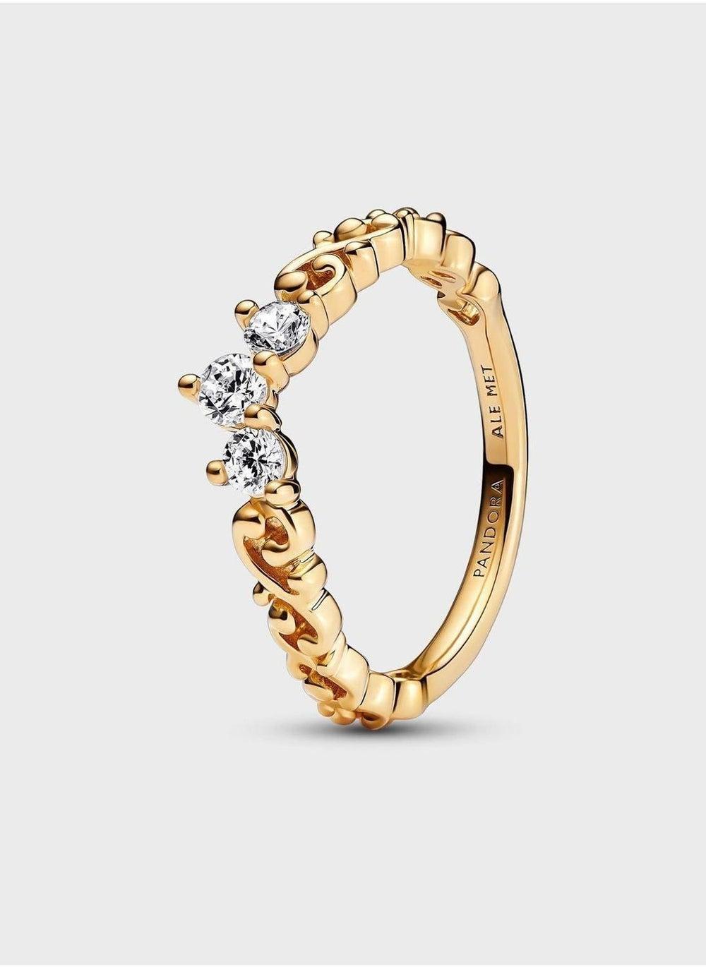 خاتم السوار الأميري المرصع بالذهب عيار 14