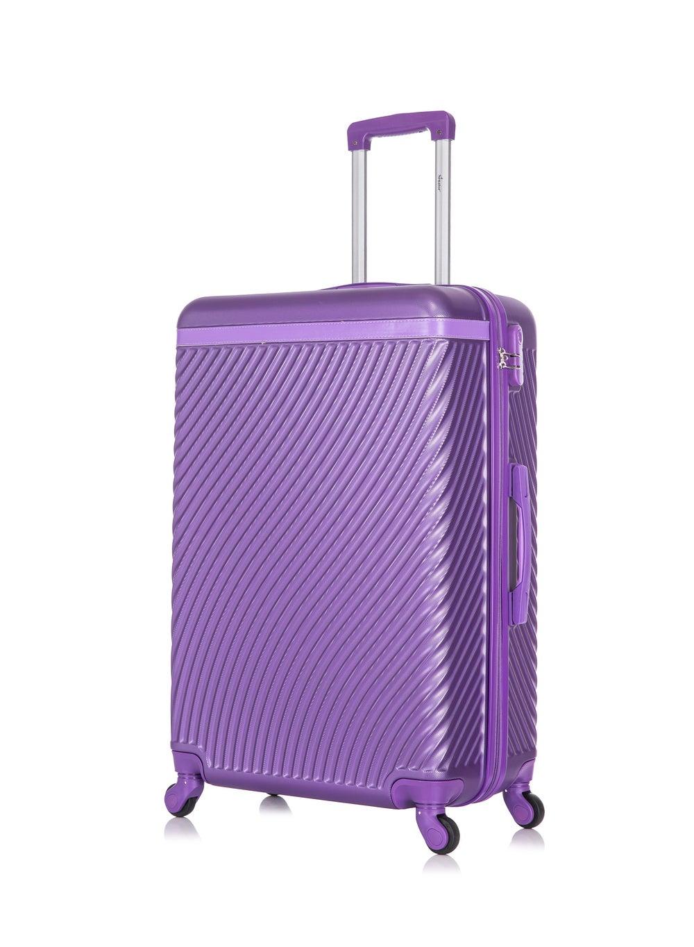 SENATOR KH1065 Elite Purple Hard Case Spinner Suitcase