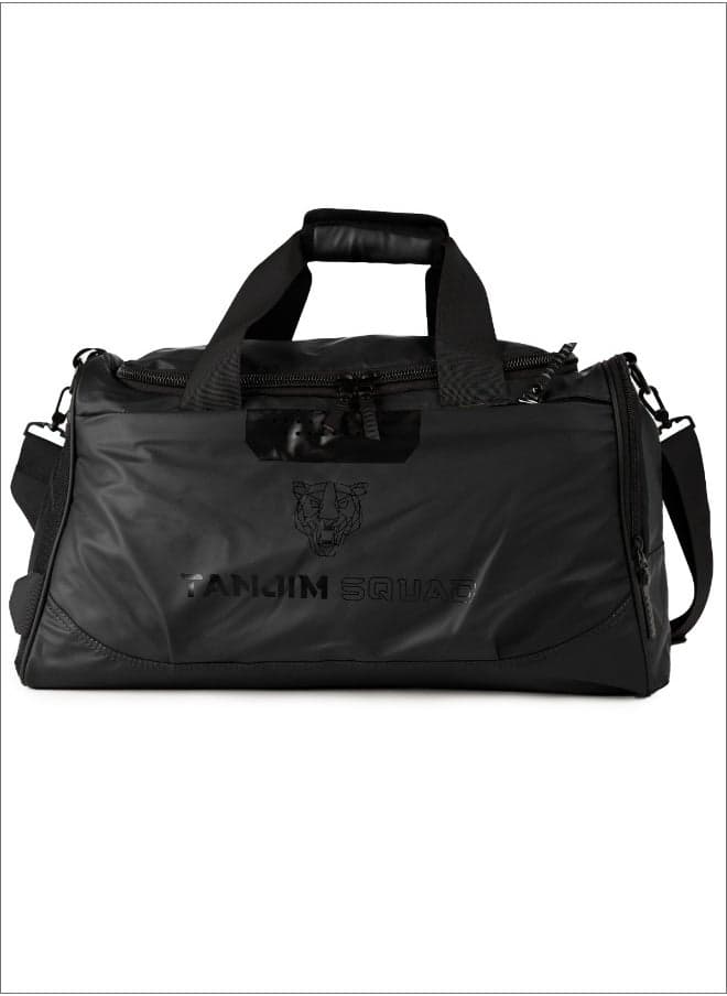 Tanjim Squad Black Duffle – Urban Essential for Men