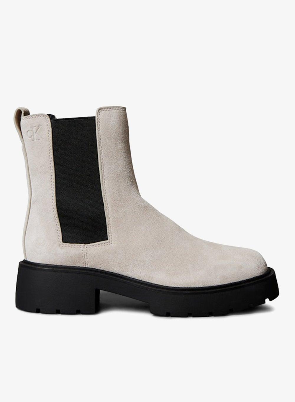 Elegant Square Toe Chelsea Leather Boots Yw0Yw02072Bap