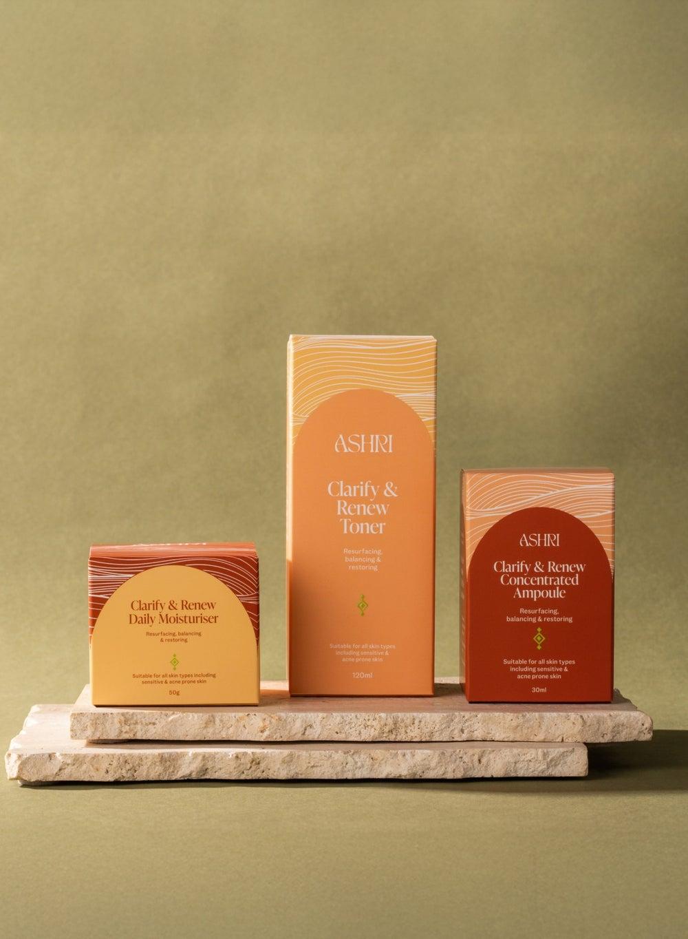 Clarify & Renew Trio: Ultimate Skincare Set