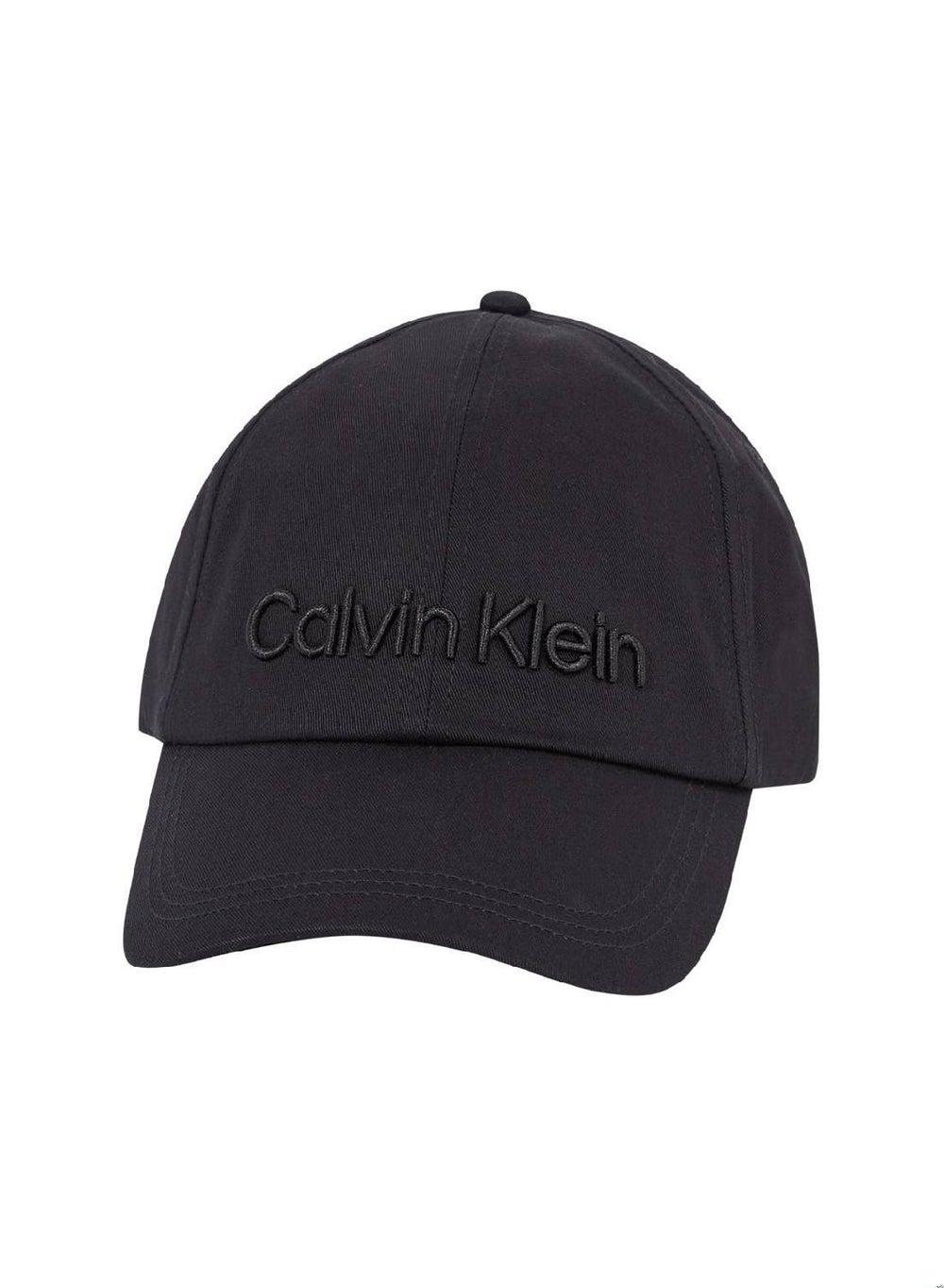 CALVIN KLEIN Organic Cotton Black Twill Men's Cap