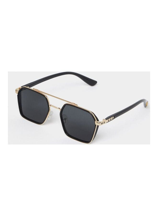 Styli Double Bridge Aviator Sunglasses - Classic Elegance