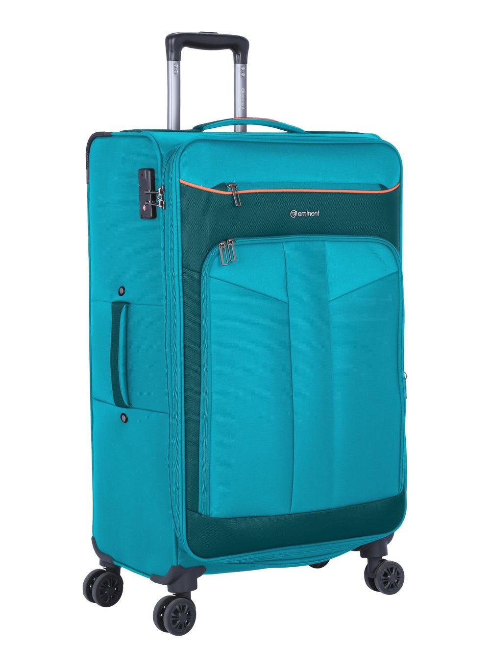 Eminent 28 Deluxe Expandable Spinner Suitcase E788 Green