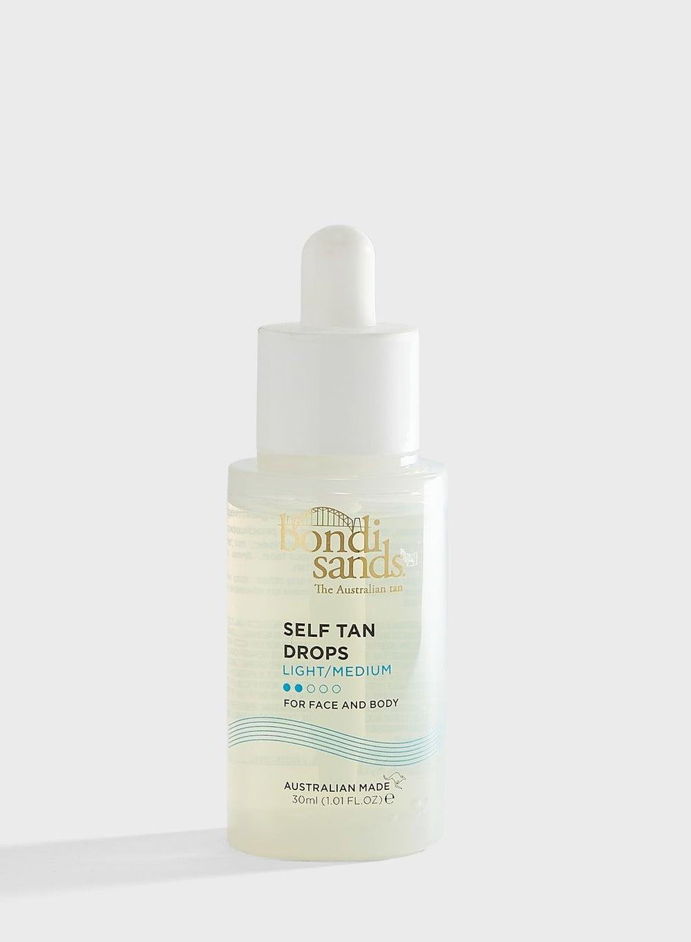 Bondi Sands Light/Medium Face Tan Drops 30ml – Radiant Glow - Image 1