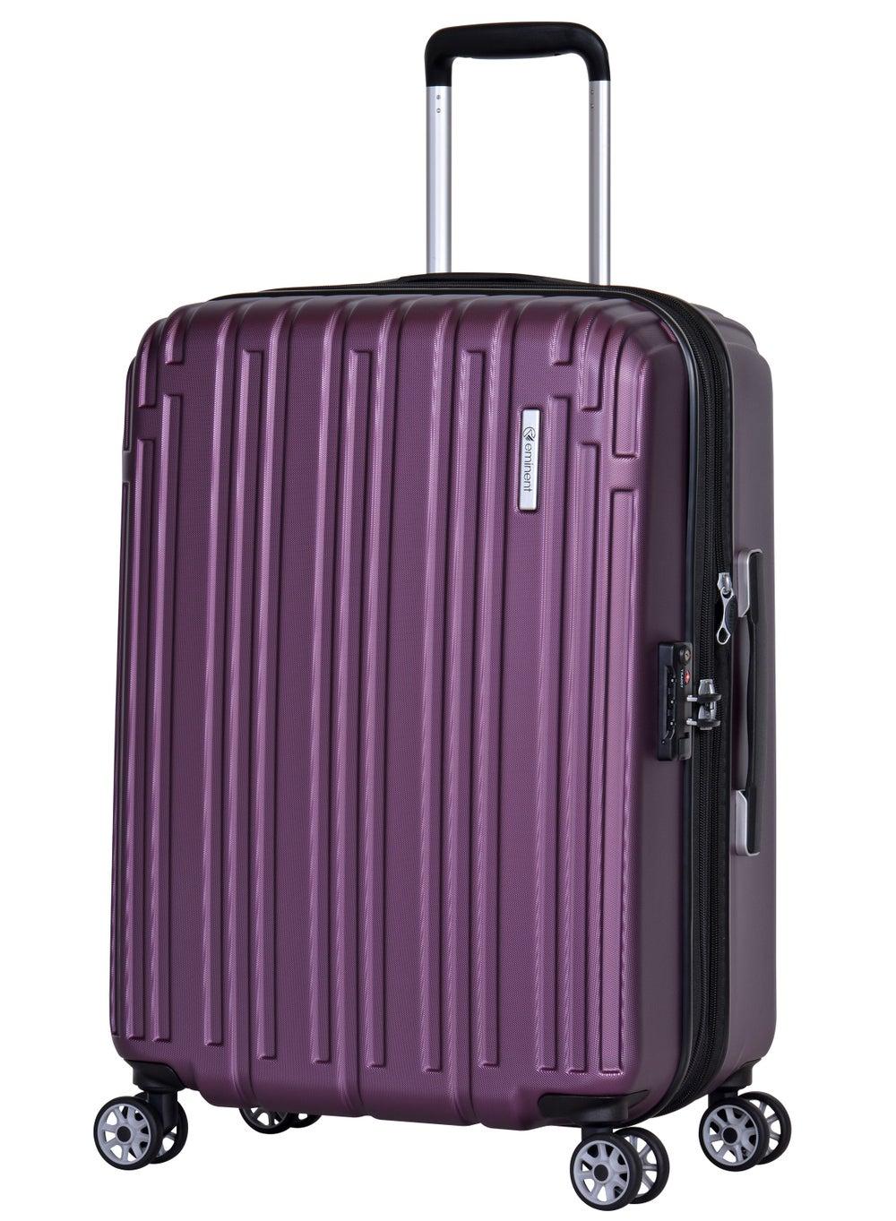 Eminent Purple KG82 Expandable Polycarbonate Lightweight Suitcase
