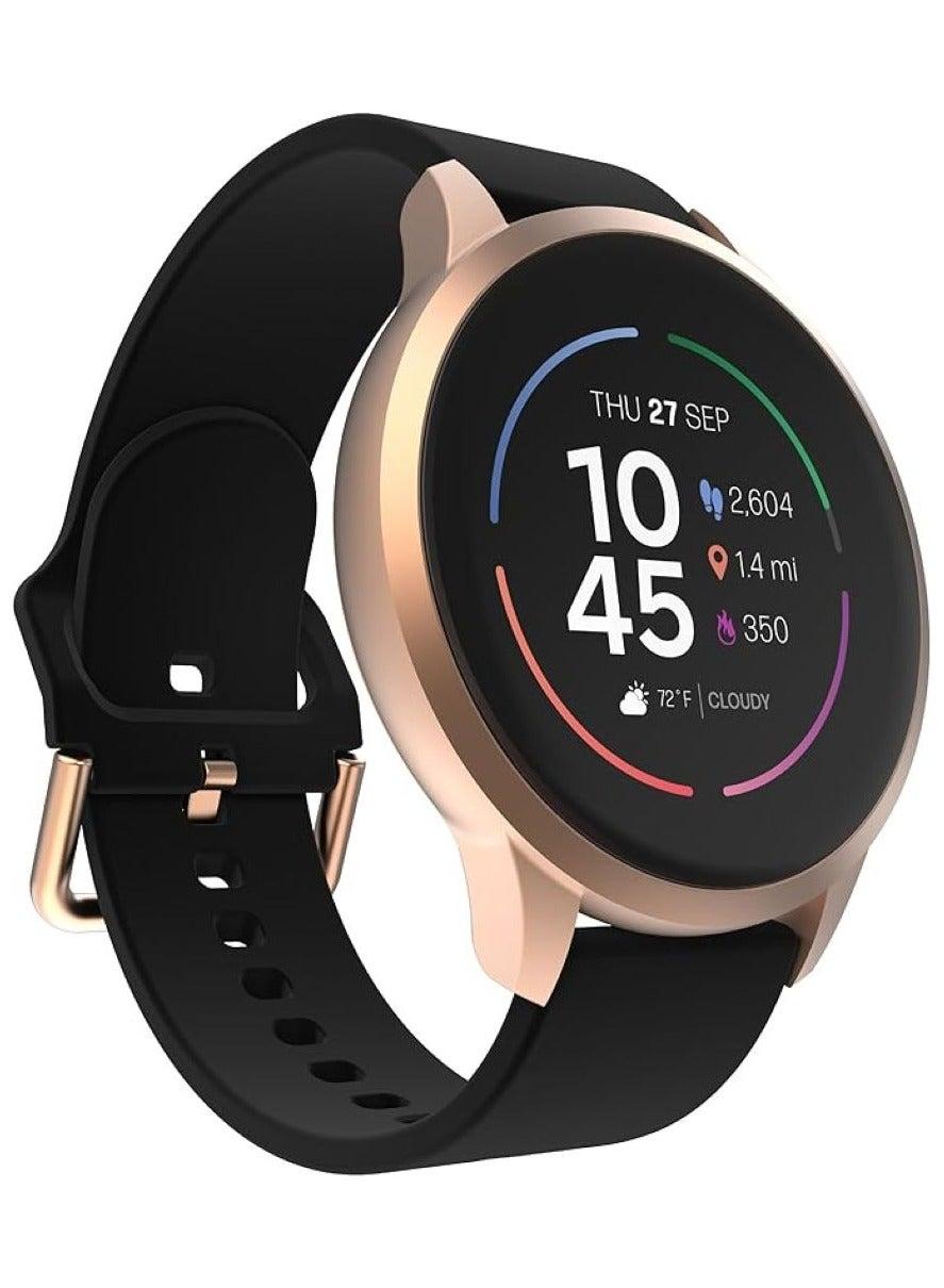 iTouch TP4R01-C02 Unisex Rosegold Sports Watch with Silicone Strap