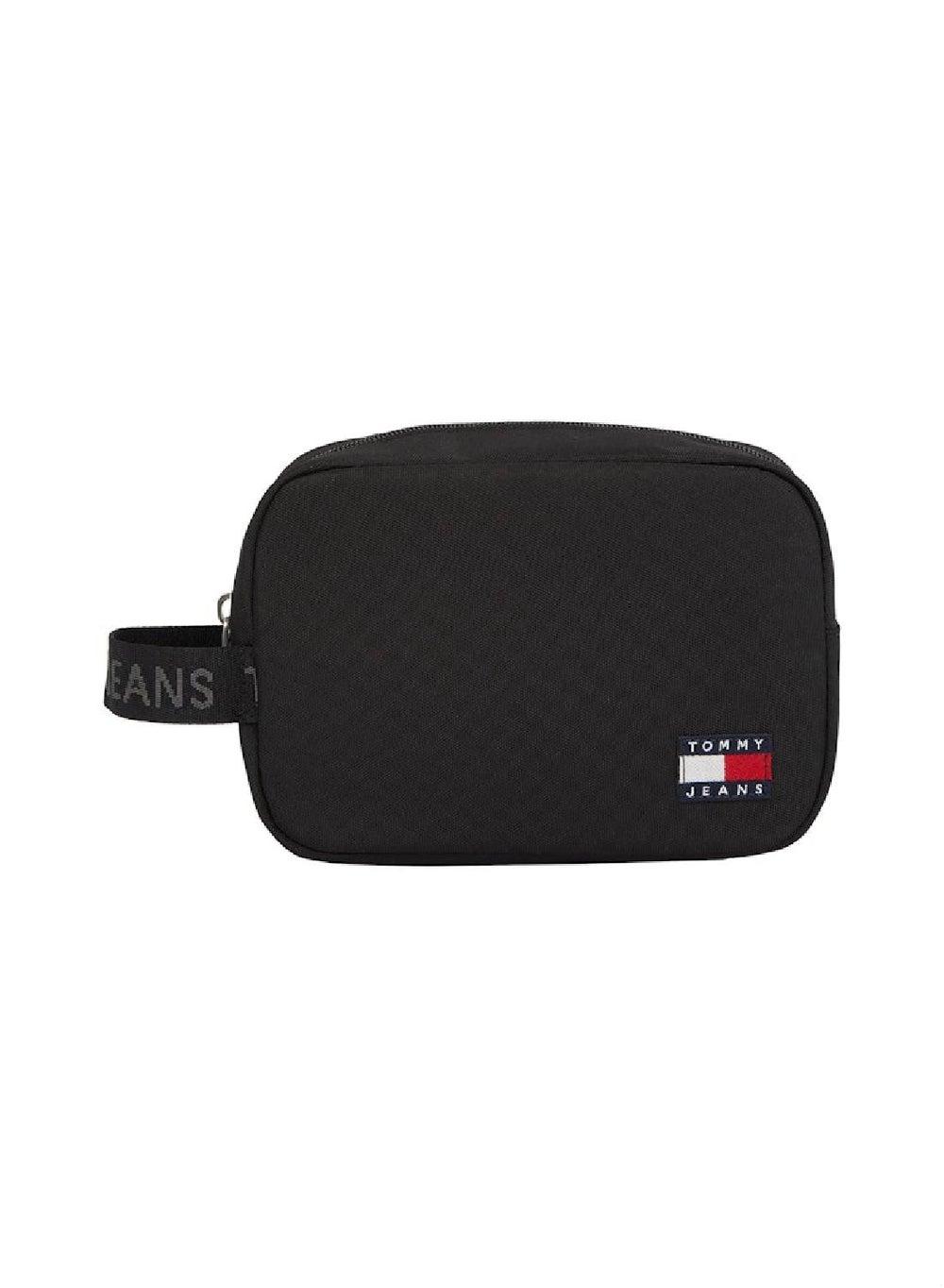 TOMMY JEANS Essential Black Washbag for Men