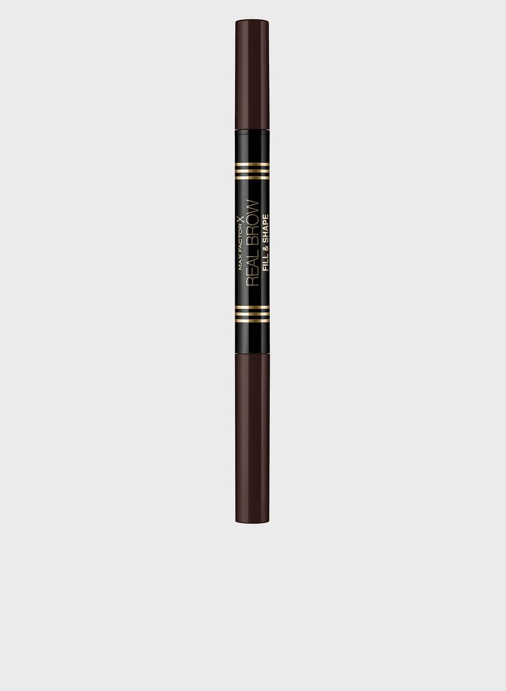 Max Factor Deep Brown Eyebrow Pencil - Real Brow Fill & Shape