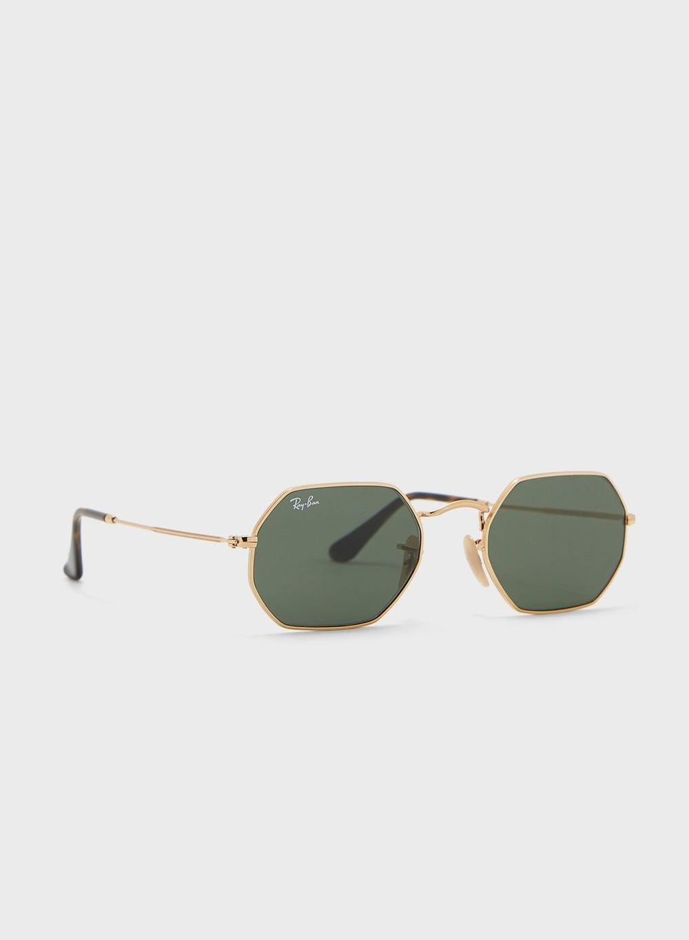 Ray-Ban 0Rb3556N Octagonal Metal Sunglasses for Men
