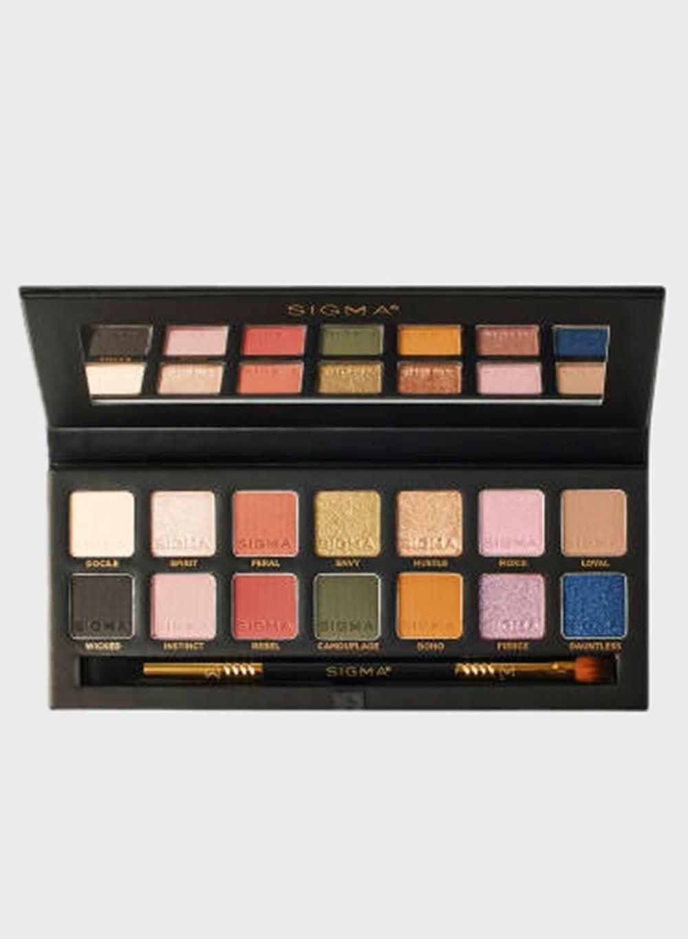 Sigma Beauty Untamed 14-Shade Eyeshadow Palette