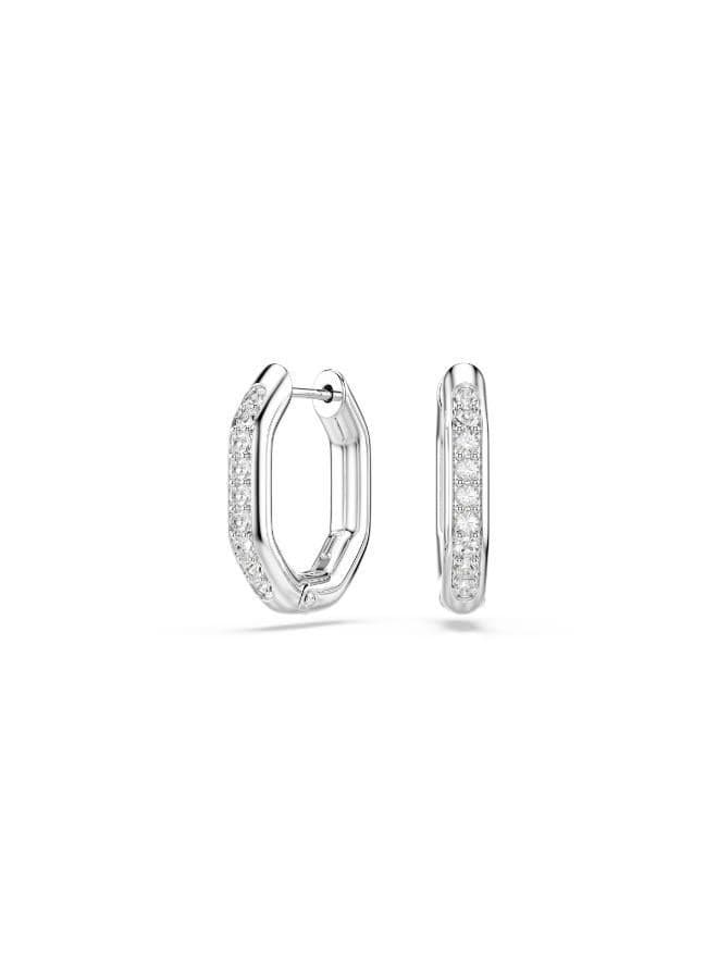SWAROVSKI Dextera Octagon Crystal Hoop Earrings