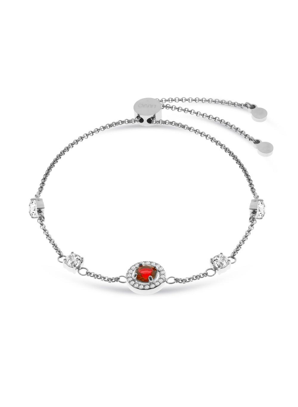 Liu Jo Celestia Silver Bracelet LJ2269 - Green Elegance for Women