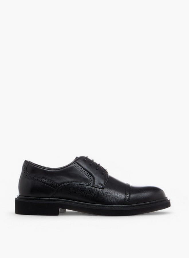 A20 Xy87F 756C 676 573 Men's Elegant Black Derby Shoes - Image 1