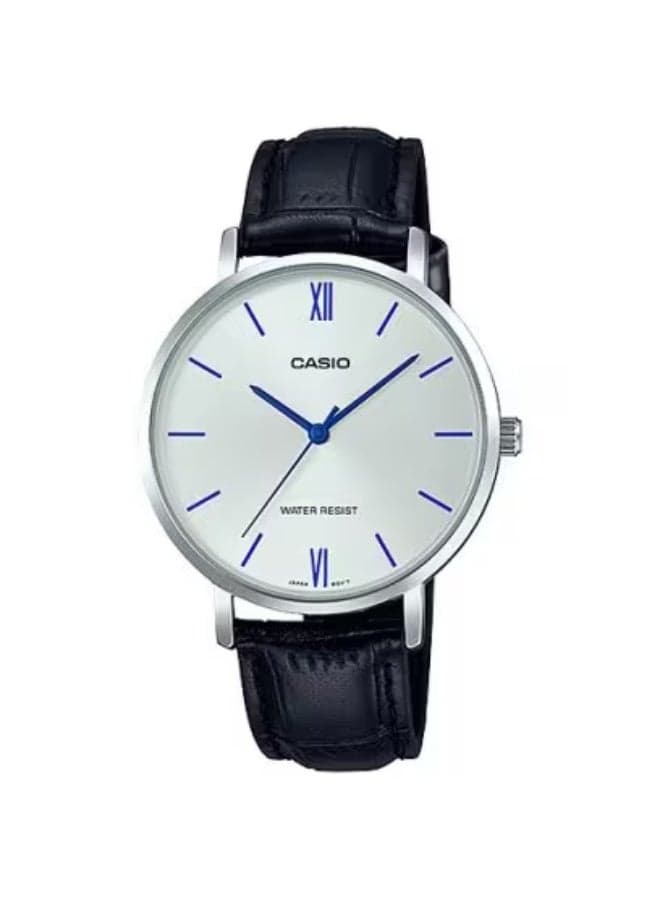 CASIO LTP-VT01L-7B1 Elegant Leather Timepiece for Women