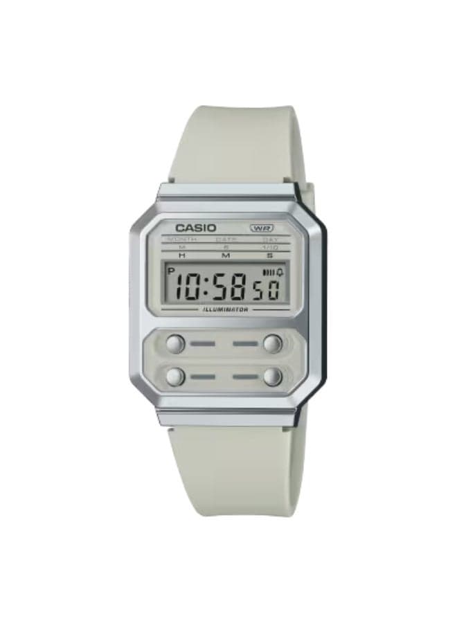CASIO A100WEF-8ADF Elegant Digital Resin Watch 32.7mm