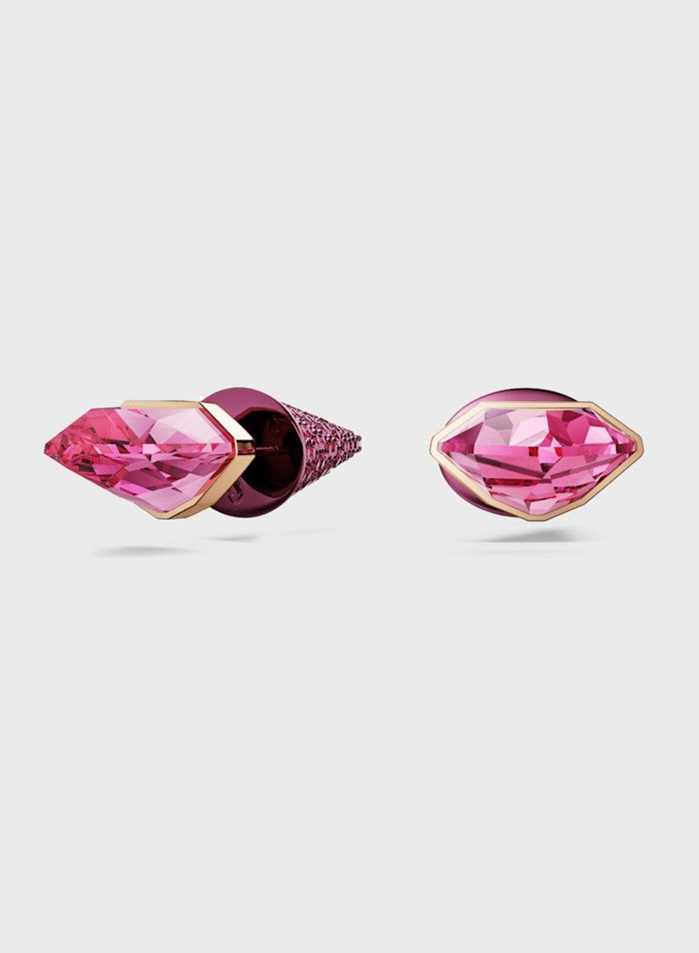 SWAROVSKI Lucent Spike Pear Studs - Pink Rebel Chic